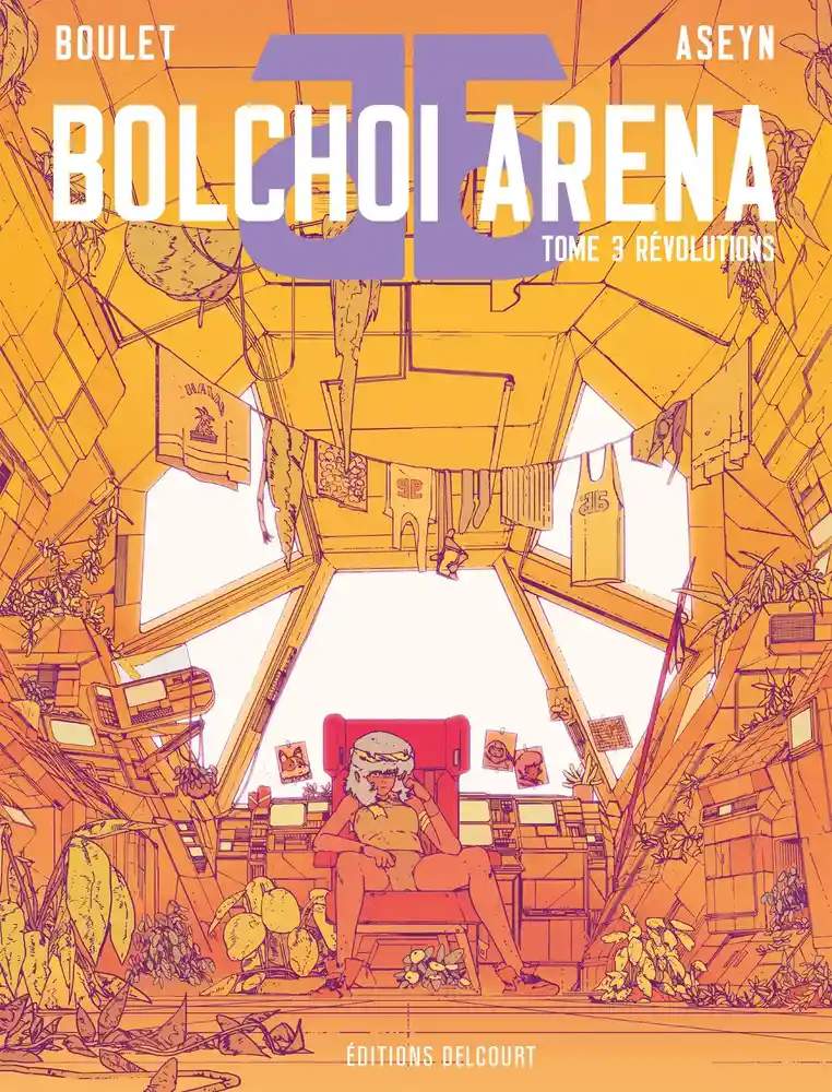 Boulet, Aseyn, Yoann Guillé: Bolchoï Arena (GraphicNovel, Français language, 2022, Delcourt)
